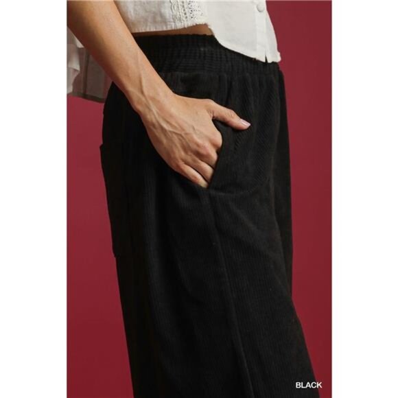 ✨NWT‎ Umgee Wide-Leg Corduroy Pants - Picture 4 of 5